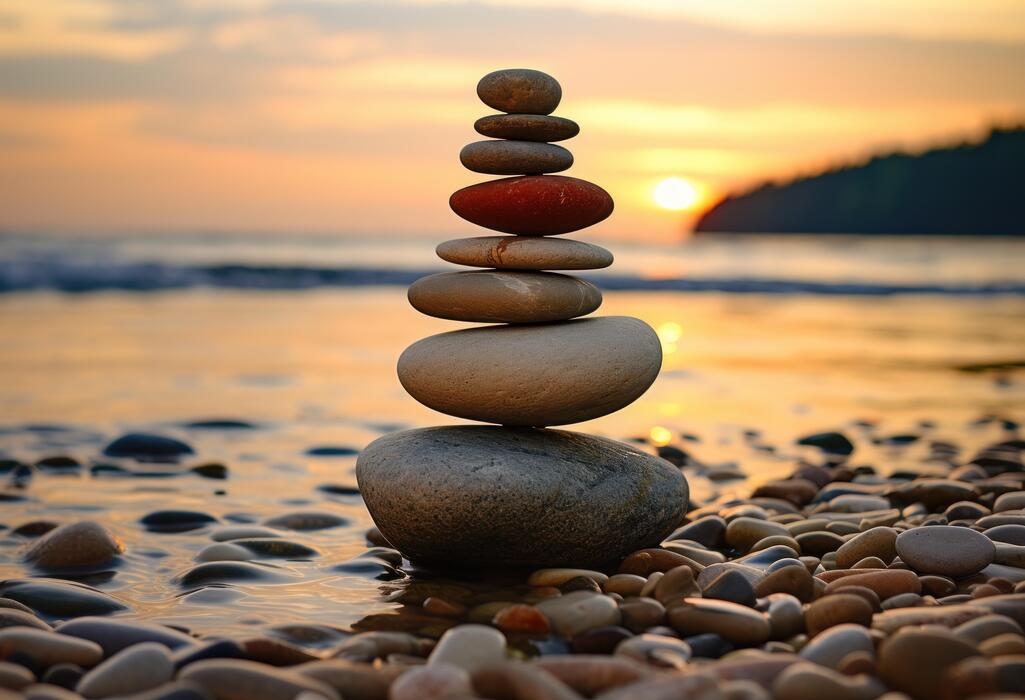 Peaceful nature scene representing wholeness